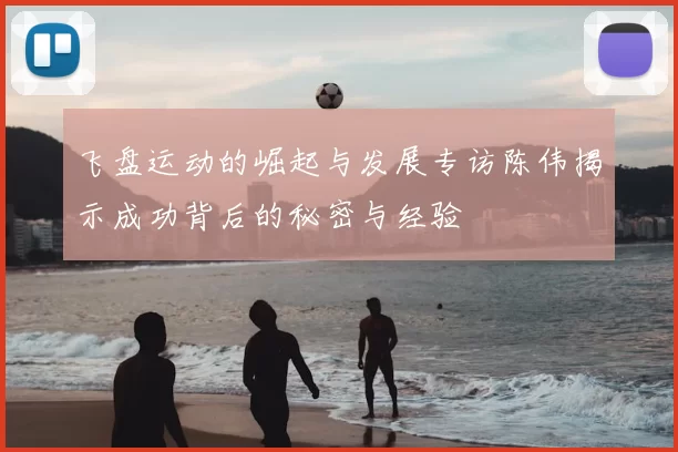 飞盘运动的崛起与发展专访陈伟揭示成功背后的秘密与经验