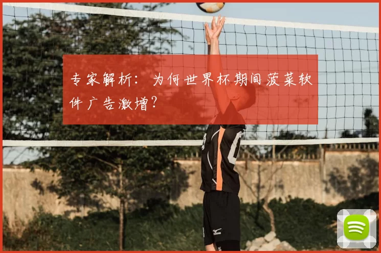 专家解析：为何世界杯期间菠菜软件广告激增？